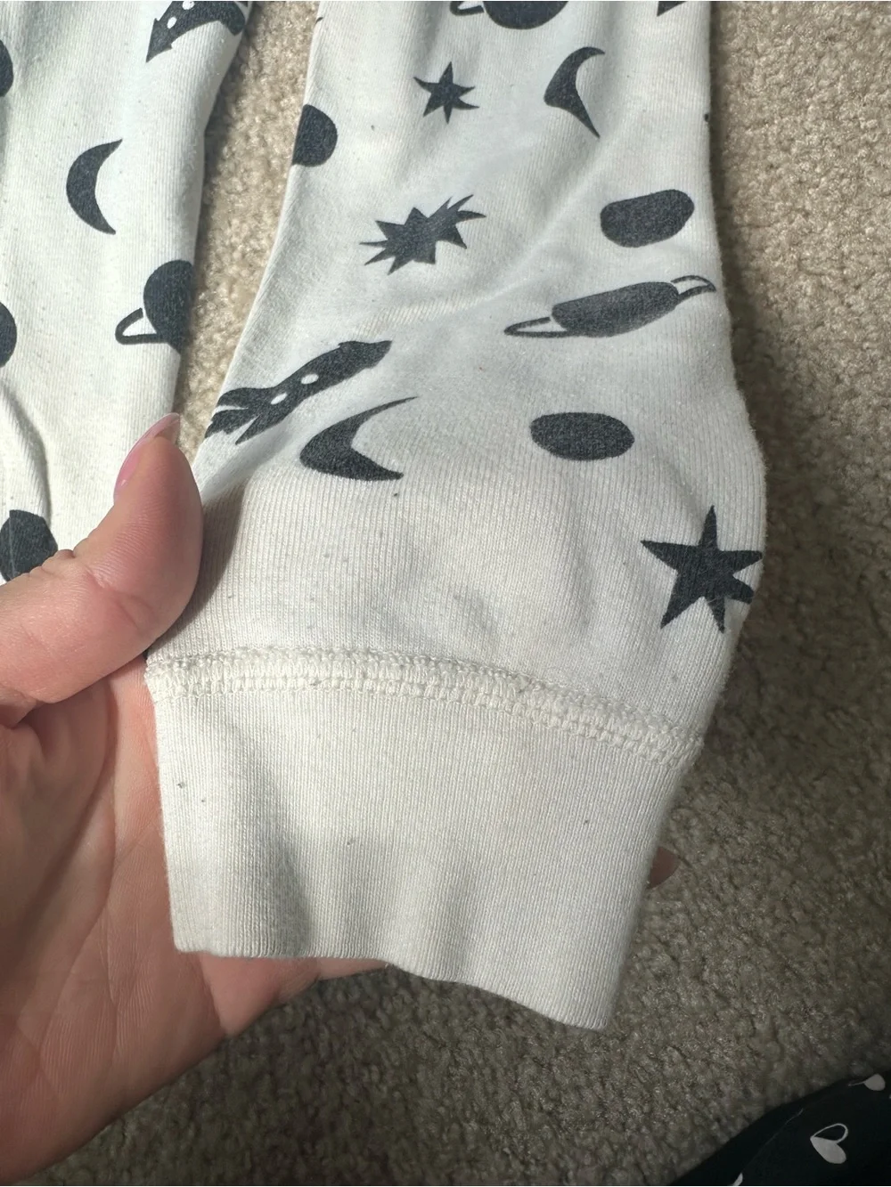Hanna Andersson Boys Space Organic Cotton Pajama Set Size 5 110cm